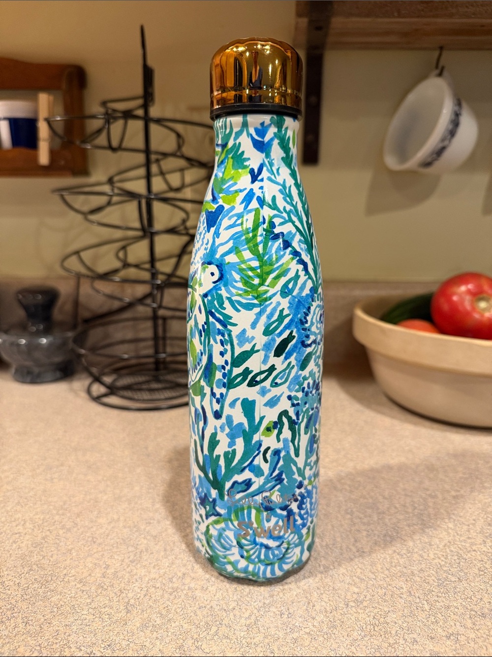S'well x Lilly Pulitzer classic insulated water bottle